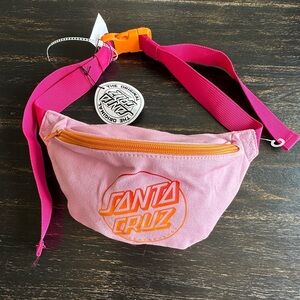 Santa Cruz Pink classic Label Fanny Pack. Onesize